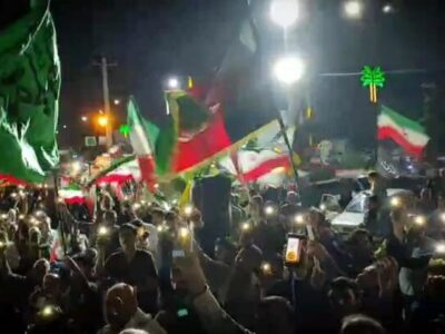 اجتماع شبانه مردم آبپخش