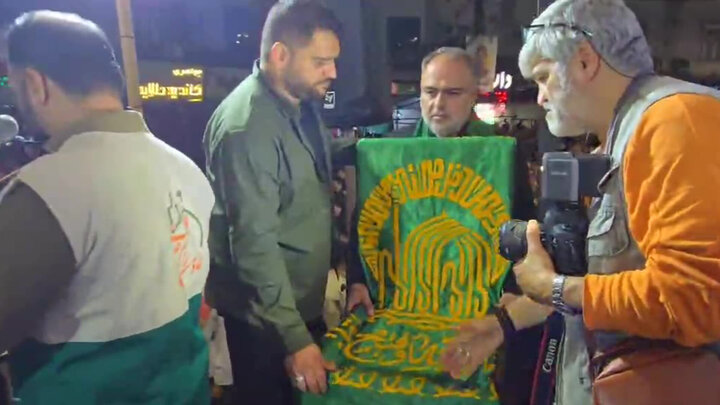 استقبال مردم قائمشهر از کاروان خدام رضوی