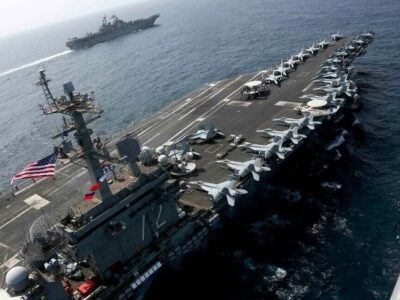 استقرار مجدد ناو جنگی آمریکا در خاورمیانه/ حمله نظامی نزدیک است؟