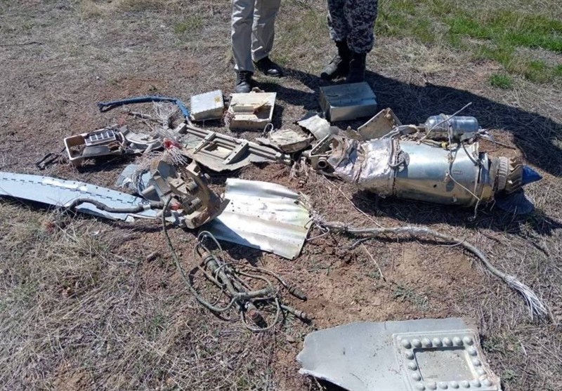 انهدام موشک کروز AGM/58_B اسرائیلی در غرب ایران + تصویر جنگ آمریکا و رژیم صهیونیستی علیه ایران ,