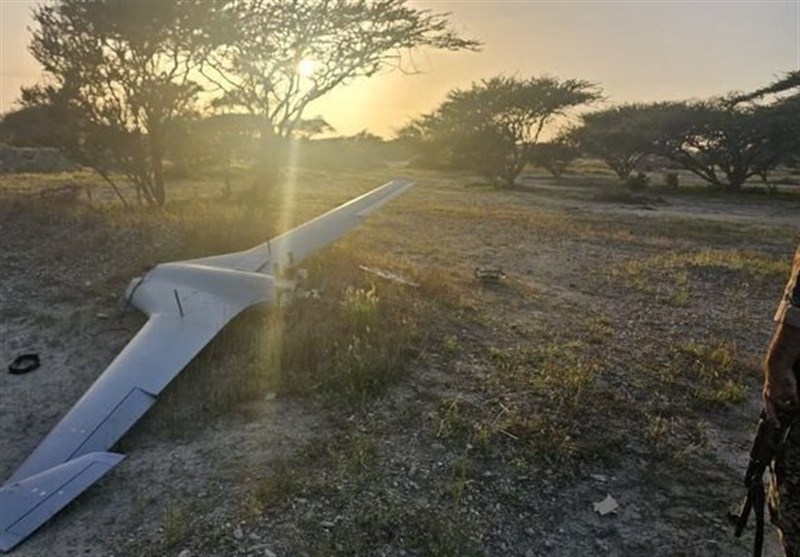 انهدام و سقوط پهپاد دشمن صهیونی-آمریکایی در سیریک