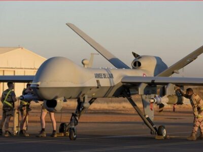 انهدام پهپاد پیشرفته MQ9 اسرائیلی در آسمان خمین