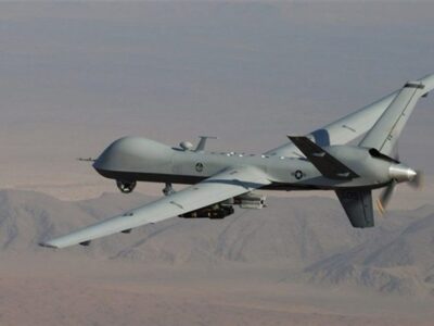 انهدام یک پهپاد MQ9 دیگر آمریکایی در قشم با عملیات موفق پدافند