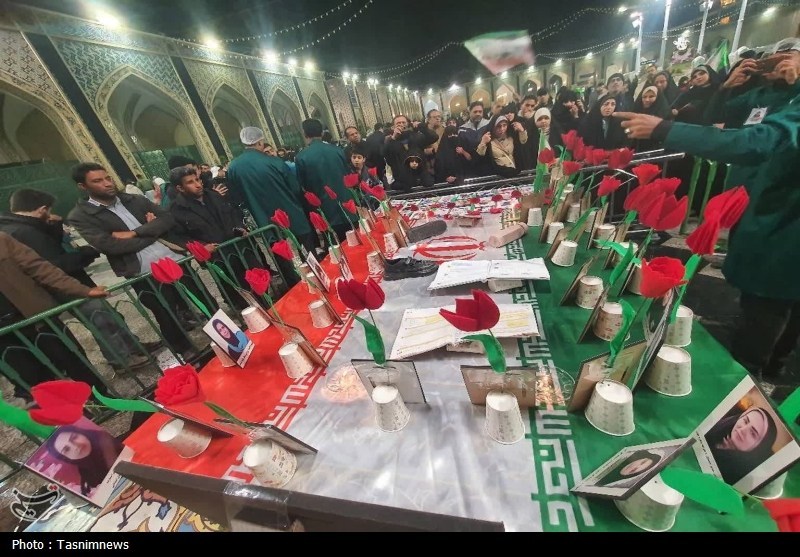 ایجاد یادمان دانش‌آموزان دبستان شجره طیبه میناب درحرم مطهر امام رضا(ع)