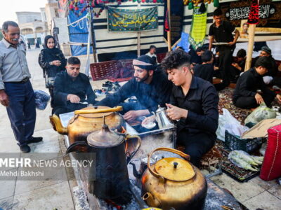 برپایی موکب توسط موکب داران عراقی در جزیره هرمز