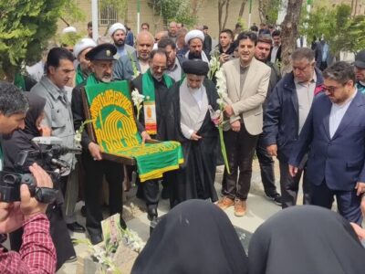 بهشت محمدی میزبان کاروان نور؛ تجدید عهد مردم سنندج با شهدا و امام رضا