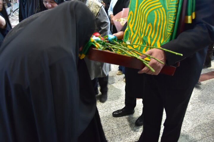 تجدید میثاق خادمیاران رضوی با شهدای نوش آباد