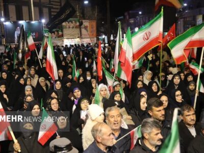 تجلی وحدت در اجتماع شبانه مردم گرگان