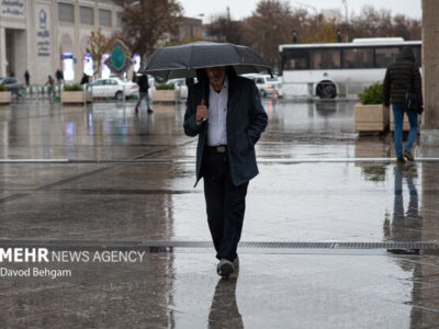 تداوم بارش های رگباری در خراسان رضوی تا اواخر وقت فردا