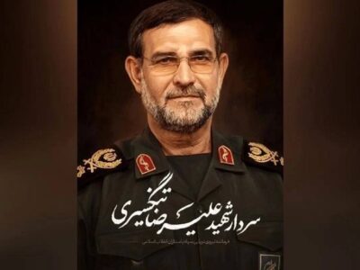 تشییع پیکر سردار تنگسیری در بندرعباس