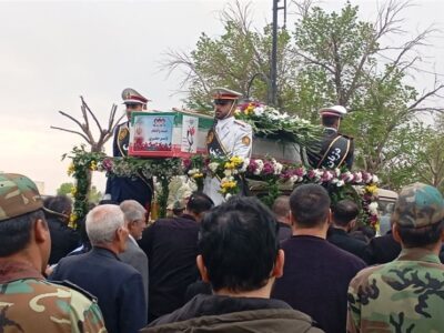 تشییع پیکر مطهر سرباز وطن، شهید «یاسر صفری» در شهریار
