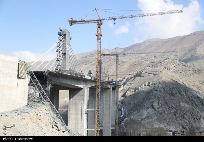 تصاویر پل B1 کرج پس از حمله آمریکایی ـ صهیونی