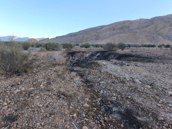 تصاویری از F35 منهدم شده آمریکایی در آسمان مرکزی ایران