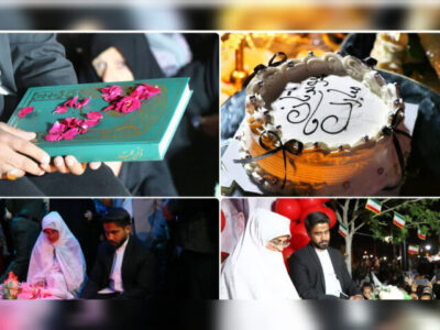 جشن‌ ازدواج ۷ زوج مشهدی در تجمعات شبانه