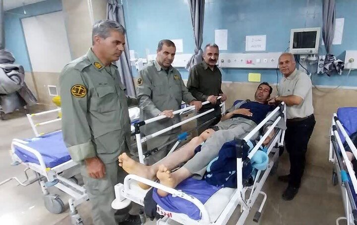 حال عمومی محیط بانان حادثه حمله یک قلاده خرس مساعد است