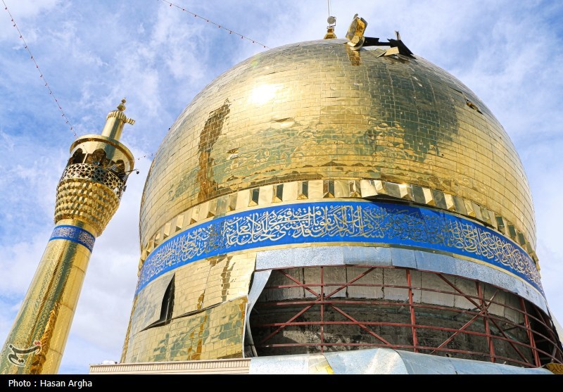 حسینیه اعظم زنجان زخمی، اما پابرجا