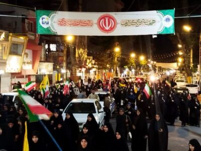 حضور حماسی مردم آستانه اشرفیه در پنجاه و هشتمین قرار شبانه