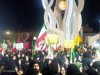 حضور خادمان حرم رضوی در پنجاه‌وهفتمین اجتماع مردم بناب