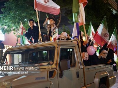 حماسه اقتدار مردم شهیدپرور استان سمنان در شب‌های اقتدار