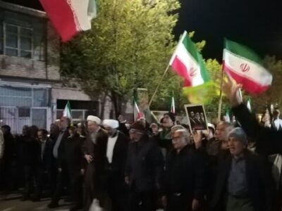 حماسه حضور پرشور مردم آشتیان درشب پنجاه و ششم بیعت با رهبر معظم انقلاب