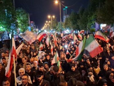 خروش حماسی مردم نکا