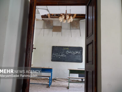 خسارات ناشی از جنایت دشمن در حمله به موزه تاریخ آموزش و پرورش فارس