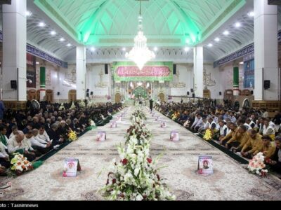 خطبه‌خوانی و آغاز دهه کرامت از حرم حضرت معصومه(س)+ عکس