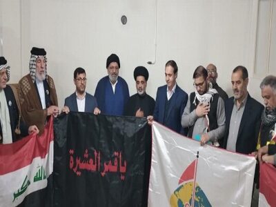 دیدار جمعی از موکب داران کشور عراق با خانواده شهیدان «سفیدپری»