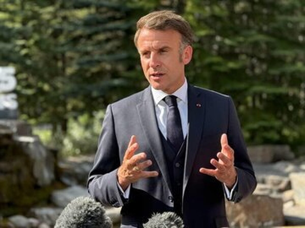 رئیس جمهور فرانسه در موضوع آتشبس طرف ایران را گرفت