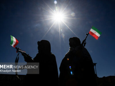 رزمایش بانوان جان‌فدا در رشت