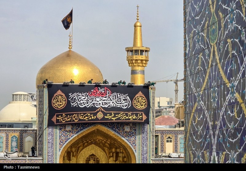 سیاهپوشی حرم امام رضا(ع) به مناسبت شهادت امام صادق(ع)+تصاویر امام صادق (ع) , شهادت , خراسان رضوی , مشهد مقدس , اخبار مشهد , حرم امام رضا(ع) , امام رضا (ع) , آستان قدس رضوی ,