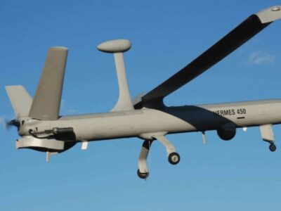 شکار پهپاد انتحاری با تور + عکس