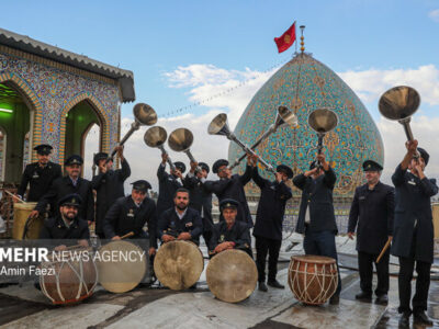 طنین ارادت؛ نوای نقاره‌ خانه حرم مطهر شاهچراغ(ع)