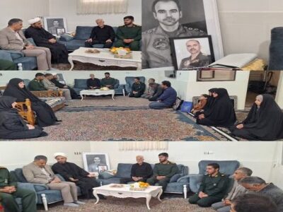 فرماندار معمولان با خانواده شهید «جواد پرویزی» دیدار کرد
