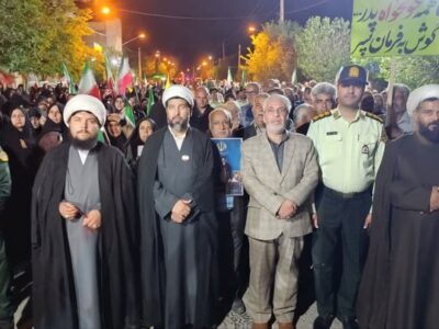 مردم بهاباد تا پای جان برای ایران