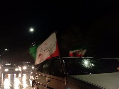 میدان‌داری خودرویی مردم فراهان در پنجاه و یکمین شب حماسه