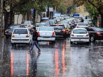 هشدار جدی به پایتخت نشینان/ لغزندگی بیشتر خیابان‌های تهران در پی بارش باران