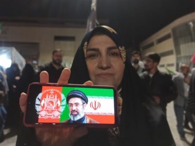 همدردی افغانستانی‌های مقیم مشهد با رهبر انقلاب