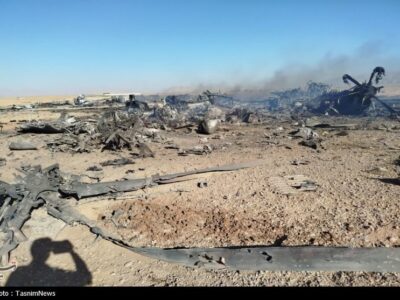 واقعه طبس تکرار شد/ تصاویر انهدام پرنده‌های متجاوز آمریکایی