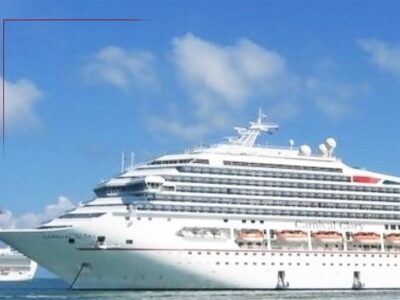 ورود نخستین کشتی کروز به چرخه گردشگری دریایی شمال کشور