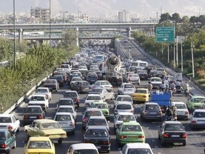 وضعیت تردد معابر و بزرگراه های تهران اعلام شد