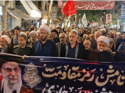 گزارش خبرنگار مهر از میدان‌داری لاهیجانی‌ها در شب پنجاه و یکم