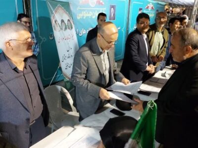آشتی خانواده 5 نفره در موکب رضوی بیرجند با حضور استاندار و مسئولان