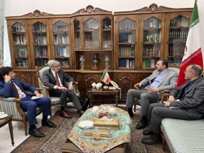 دیدار غریب‌آبادی با معاون وزیر خارجه نروژ و سفیر فرانسه