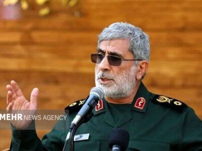 سردار قاآنی: مقاومت در قلب غزه قهرمان زنده است