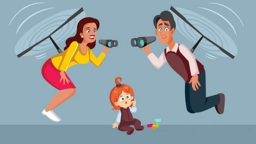 ۷ نشانه والدین هلیکوپتری