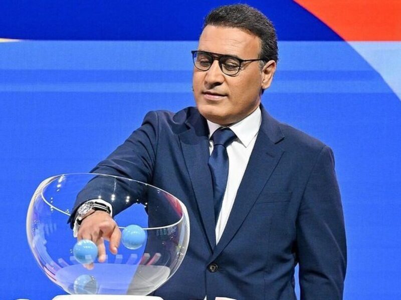 تصویری از حضور مهدی مهدوی‌کیا در افتتاحیه جام جهانی به عنوان میهمان ویژه