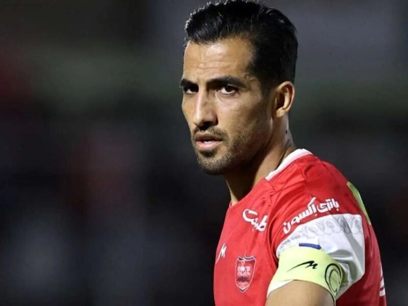 حضور وحید امیری در تمرین پرسپولیس