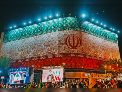 وصیت حاجقاسم روی دیوارنگاره انقلاب نقش بست