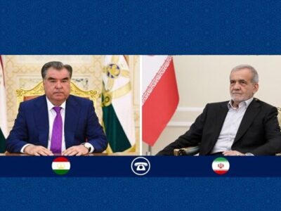 گفتگوی تلفنی روسای جمهور ایران و تاجیکستان